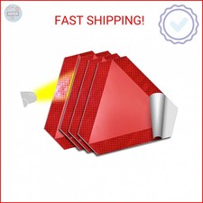 Slow Moving Vehicle Sign 4 Pack 7" x 8" Diamond Grade Reflective Slow Moving Veh