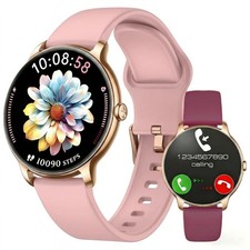 Smart Watch for Women, Ultra-Slim 1.32" AMOLED Answer/Make Call, 100 Sport M...