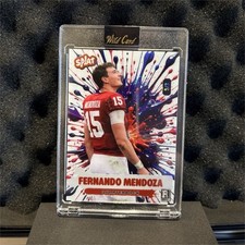 Wild Card Splat Rookie Fernando Mendoza Football Card SMB-NRD3-FM7 2026 3/3