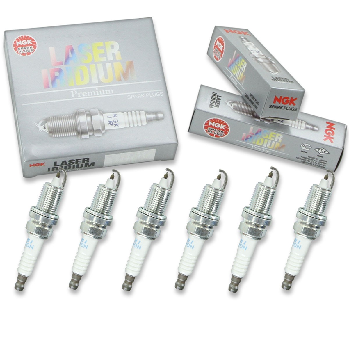 6pcs NGK 5899 Laser Iridium IZFR5J Outboard Marine Spark Plug Tune Up Kit Se wx