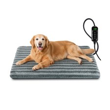 Large Pet Heating Pad, Waterproof Heated Dog Cat Bed with 11 Adjustable Tempe...