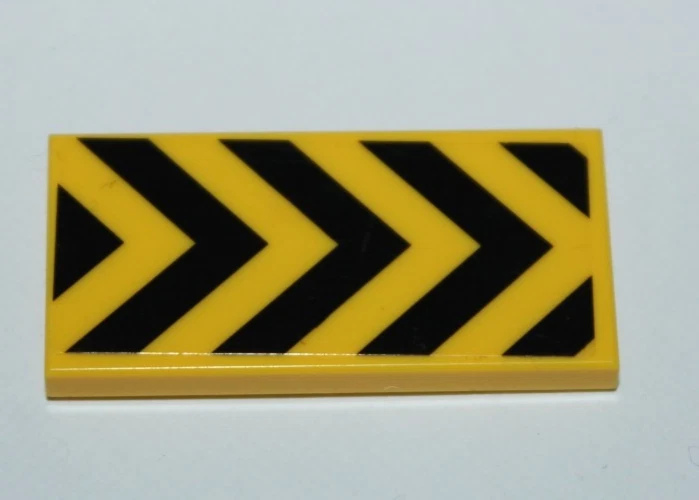 Lego Train Yellow Tile with sticker ref 87079pb0178 Set 60052 Cargo Train - Photo 1/1