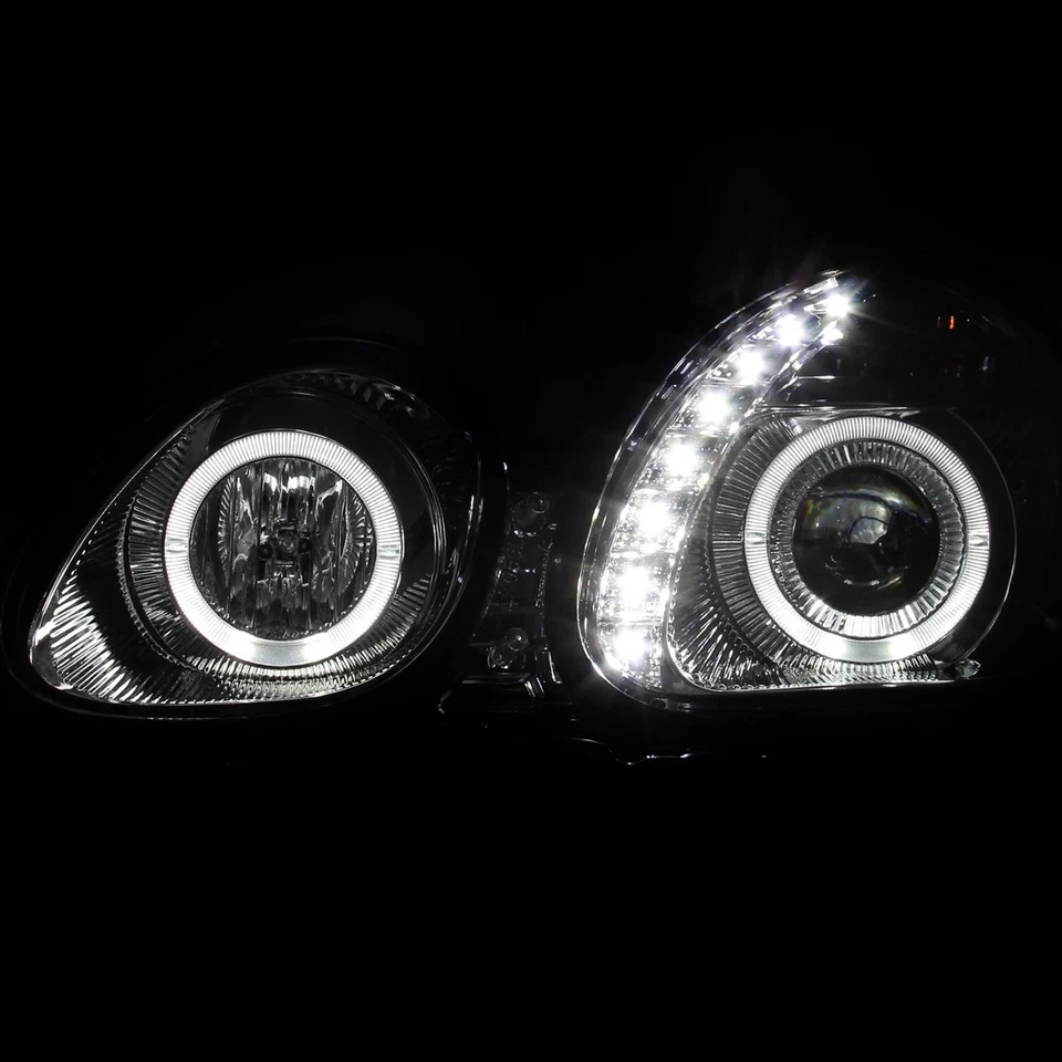 LED Strip Projector Headlights Fits 1998-2005 Lexus GS300 GS400 Halo Headlamps Foto 3 de 4