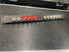 Middle Atlantic UNI-1 Universal Connector Panel 1U with 12 Type N Connectors