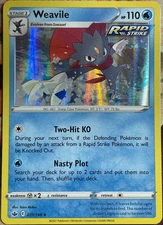Weavile Holo Rare - 031/198 - Chilling Reign Pokemon 2021