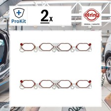 2x ORIGINAL® Elring Dichtung, Ansaugkrümmer für VW TOUAREG Audi A4 B7 Avant