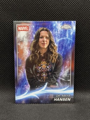 2025 Topps Marvel Studios Chrome Dr. Maya Hansen #36 Phase Two Iron Man 3 Base