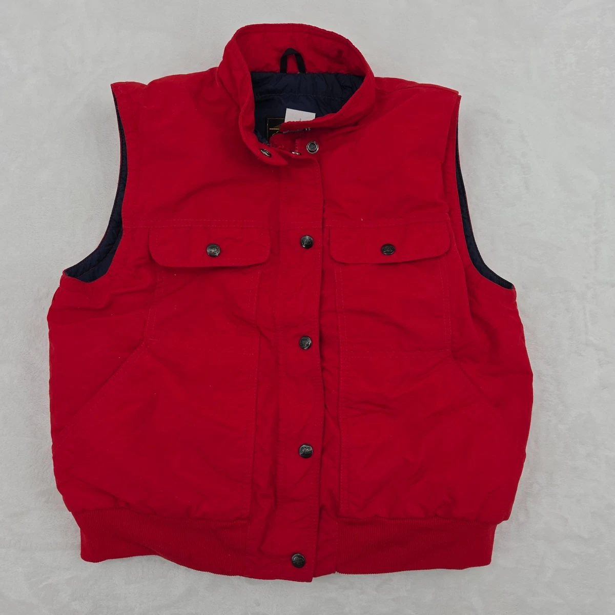 エディーバウアー 00s 800fil down vest L red Eddie Bauer Red Coats, Jackets & Vests for Men for Sale - Shop New