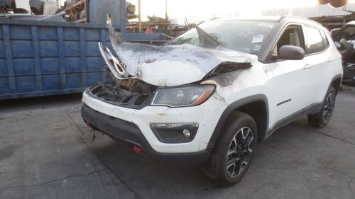 Driver Left Sun Visor With Vanity Mirror Fits 17-21 COMPASS 160050 - Picture 7 of 11