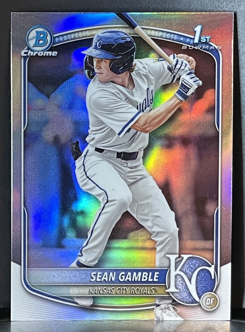 2025 Bowman Draft Josh Hammond 1st Chrome Refractor #BDC-185 Kansas City Royals