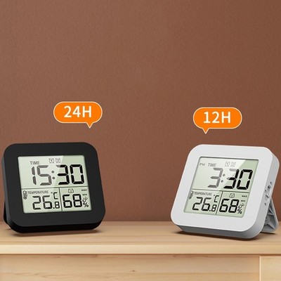 Tragbarer Luftfeuchtigkeits- und Temperaturmonitor mit Dual-Weckerfunktionalit?