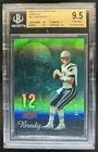 2006 Fleer Flair Showcase Tom Brady Emerald #/50 Patriots BGS 9.5 GEM MINT