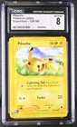 CGC 8 NM/MINT Pikachu #124/165 Expedition Base Set 2002 Pokemon E Reader WOTC
