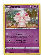 Pokemon TCG Sword & Shield Alcremie Black Star Promo SWSH058 Cosmos Holo NM 2 on eBay