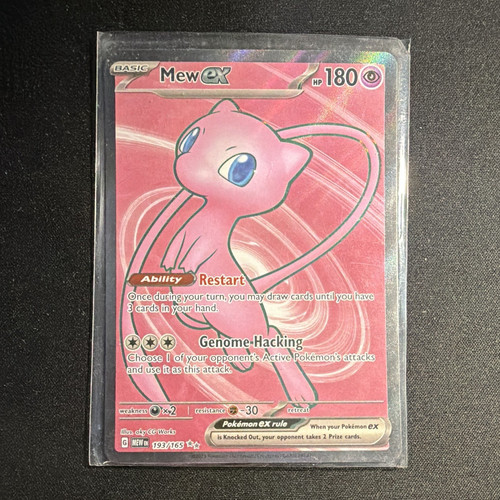 The Pokémon Company 2023 Mew ex 193/165 SV 151 Ultra Rare Full Art Holo EN 180