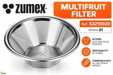 Zumex S3210020 Multifruit Stainless Steel Juicer Filter Replacement