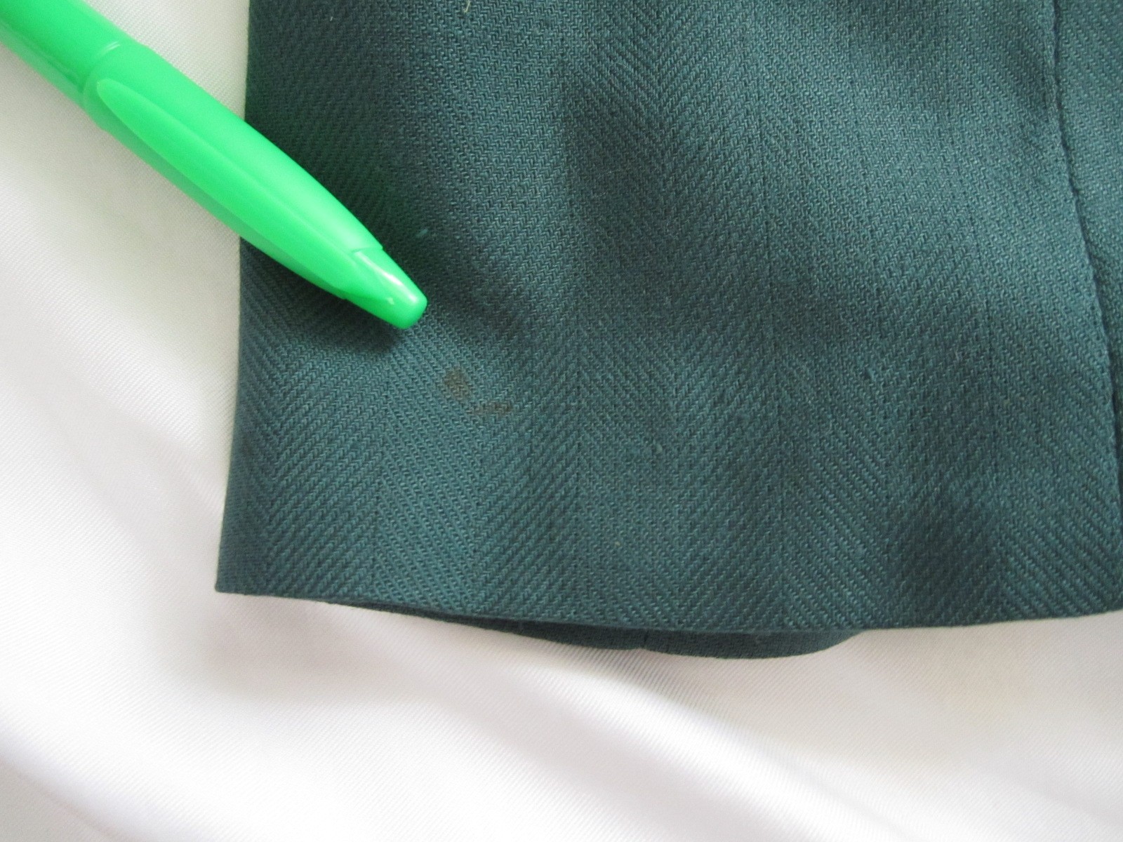 Vtg Burberrys 100% Silk 2 Button Green Blazer Jacket Sz 43 (MJ58) Made in USA thumbnail 16