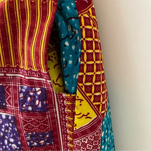 Girls Ankara Patchwork Playsuit Multi Colored Romper One-piece Jumpsuit Large/XL - Picture 4 of 6