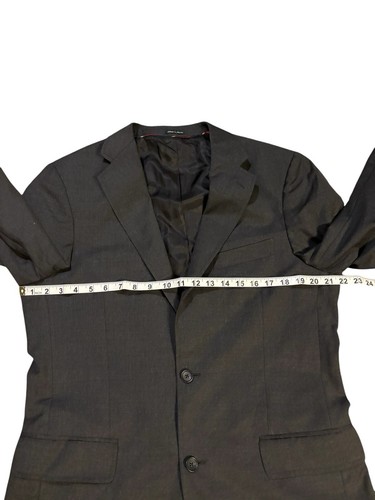 J Crew Two Button Blazer Black Size 40L Office Career Preppy - Picture 11 of 15