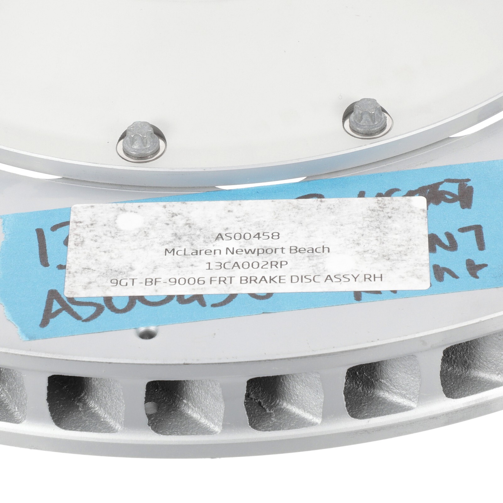 GENUINE MCLAREN 9GT-BR-9003 BRAKE DISC ROTORS ASSEMBLY RR LH OEM NEW 1213CA005RP