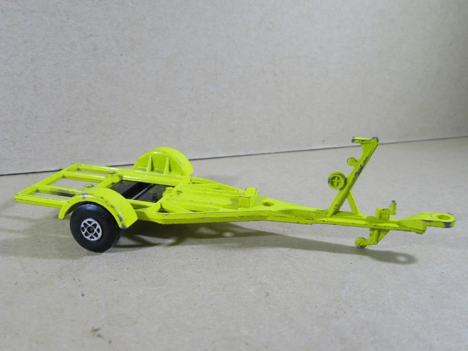 114U Vintage 1970 Matchbox King Size K-25 Inghilterra Rimorchio Giallo - Immagine 3 di 4