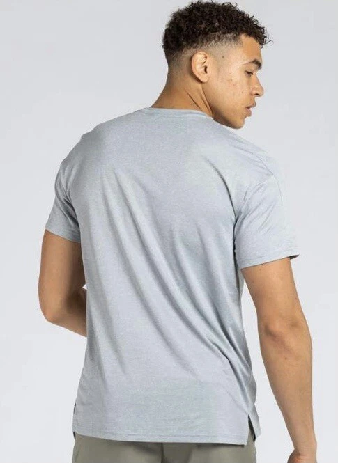 NIKE Pro Men's Slim fit Short-Sleeve T grey size M - Image 2 of 4