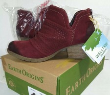 earth origins amanda suede booties