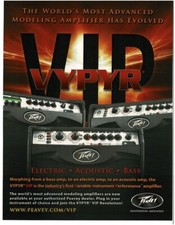 2013 PEAVEY VYPYR VIP Combo Amplifier magazine print ad
