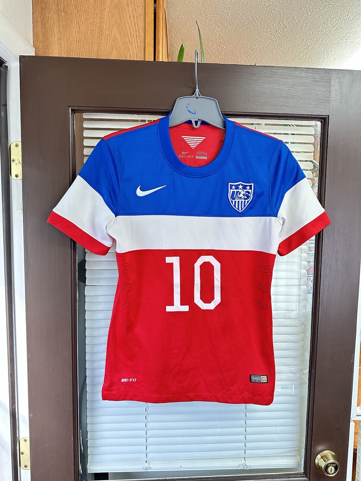 Nike USMNT #10 Matson 2014 Bomb Pop World Cup USA Football Soccer Jersey Kit