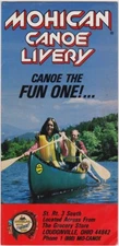 c1980 Mohican Canoe Livery Loudonville Ohio Brochure