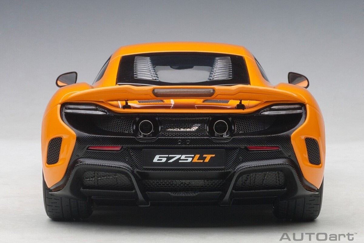 1/18 Mclaren 675LT McLaren Orange Composite Model Car By 1/18 Mclaren 675LT McLaren Orange Composite Model Car By