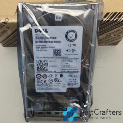 New Dell POWEREDGE 1.2TB 10KRPM 12Gbps 2.5''SAS HDD Hard Drive G2G54 ST1200MM0099