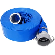 3"X100FT Pool Backwash Hose,Reinforced PVC Lay Flat Water Discharge Pump Hoses 