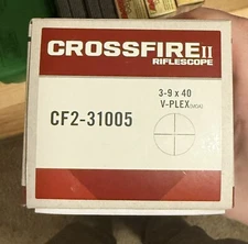 Vortex Crossfire II 3-9x40mm V-Plex Reticle Rifle Scope - Black