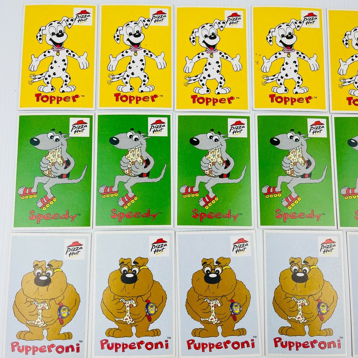 Pizza Pooch The Hut Mutts Vintage Pizza Hut Trading Cards