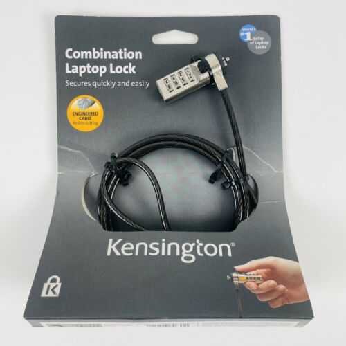 Kensington Combination Laptop Lock Device Lock New In Box - 第 1/4 張圖片