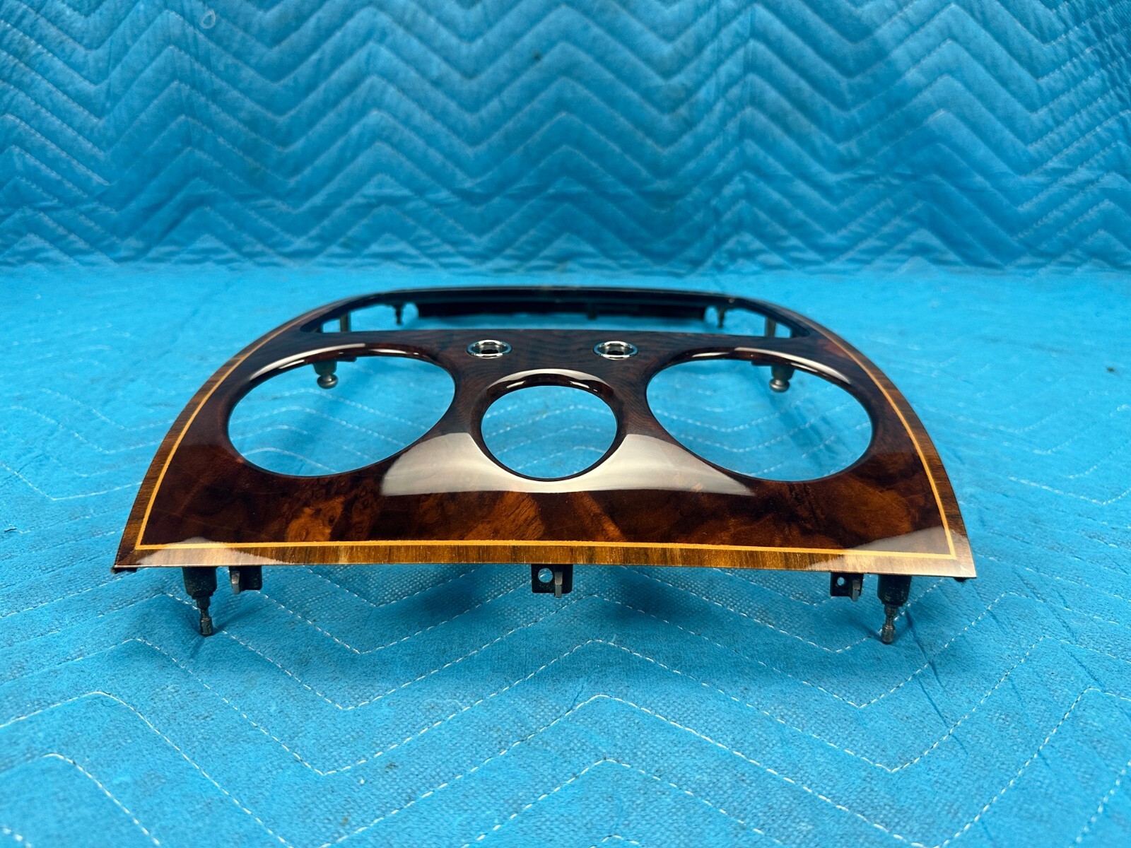 Bentley Continental Flying Spur Dash Center Wood Trim Bezel Panel 2006-2012 OEM