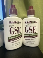 NutriBiotic GSE Extract Liquid Concentrate -2 Bottles The 2 0z