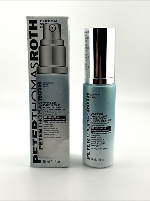 PETER THOMAS ROTH Water Drench Hyaluronic Glow Serum - 1 oz / 30 ml - New