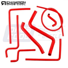 8Pcs Red 1994-1996 Caprice Impala SS Roadmaster Fleetwood 5.7L Coolant Hose Kit