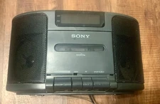 Sony Dream Machine AM/FM Radio Cassette Player Alarm Clock Working