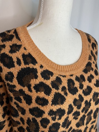 Rafaella Women's Sweater, Animal Print, Size 2X, Tunic, plus size - Picture 2 of 7