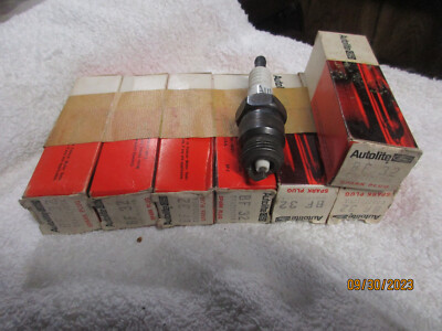 nos autolite bf-32 spark plugs (8) powertip mustang torino montego cobra 428 406