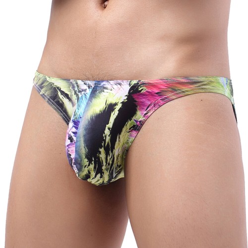 Men's Underwear 2 PACKS Sexy Low-rise Bikini Contour Fit Briefs - Picture 3 of 10