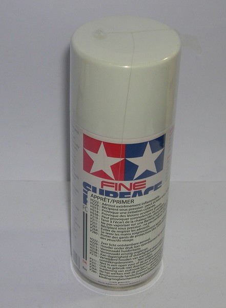 Tamiya 87044 Spray Grundierung Weiß FüR Modellbau 180Ml-image
