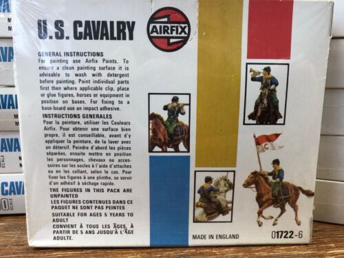 AIRFIX HO/OO Ref. 01722-6 US Cavalry Cavalerie US (1975) Sealed sous Emballage - Afbeelding 5 van 5