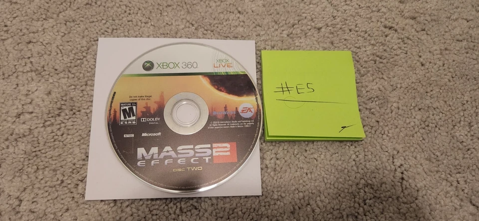 Mass Effect 2 (Xbox 360) 2 DISCS ONLY Tested Same Day Ship Read Desc - Image 2 of 4