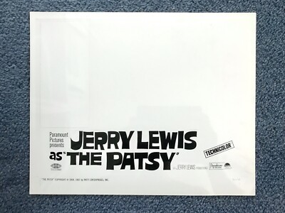 THE PATSY Original Vintage 1967 Movie Film Photo JERRY LEWIS INA BALIN Credits
