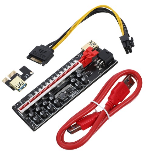 Mining Riser Powered Pcie Extender Gpu Extension Cable Gpu Riser - Afbeelding 4 van 12
