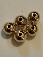 14kt 8mm gold filled round seamless beads 5pcs